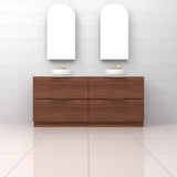Celeste Duo - 1800mm Tasmanian Blackwood Freestanding Vanity