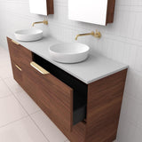 Celeste Duo - 1800mm Tasmanian Blackwood Freestanding Vanity