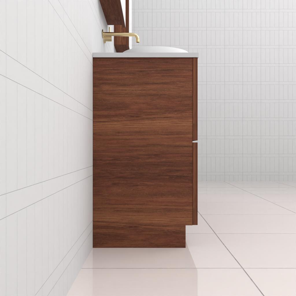 Celeste Duo - 1800mm Tasmanian Blackwood Freestanding Vanity