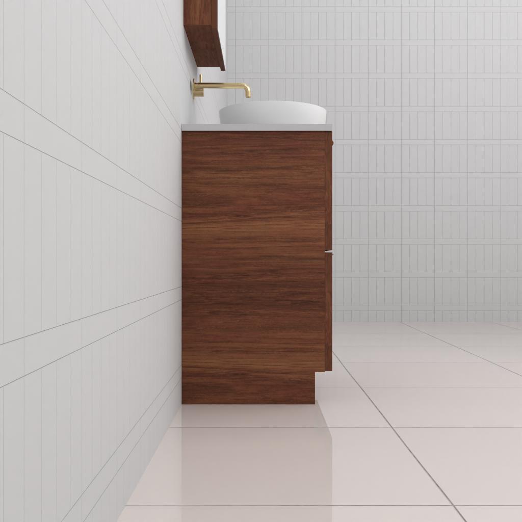 Celeste Duo - 600mm Tasmanian Blackwood Freestanding Vanity