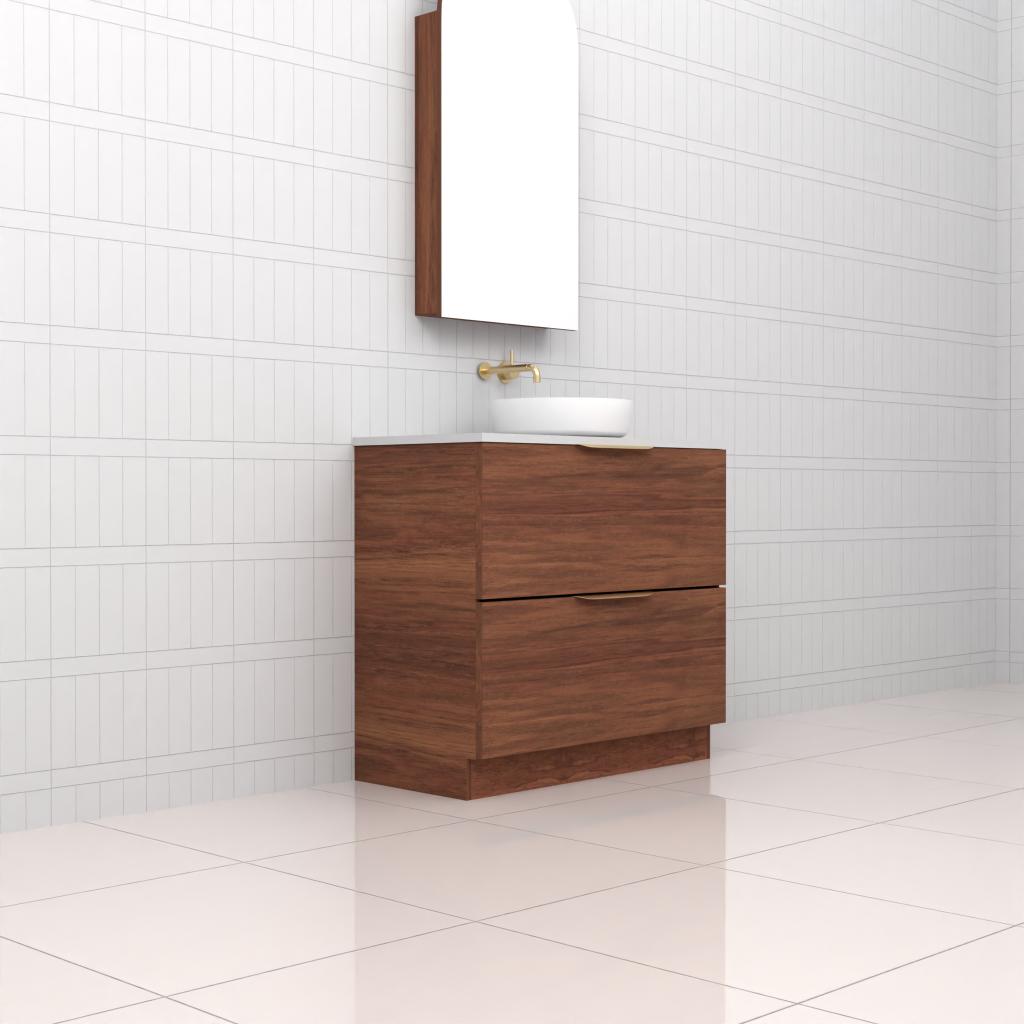 Celeste Duo - 900mm Tasmanian Blackwood Freestanding Vanity