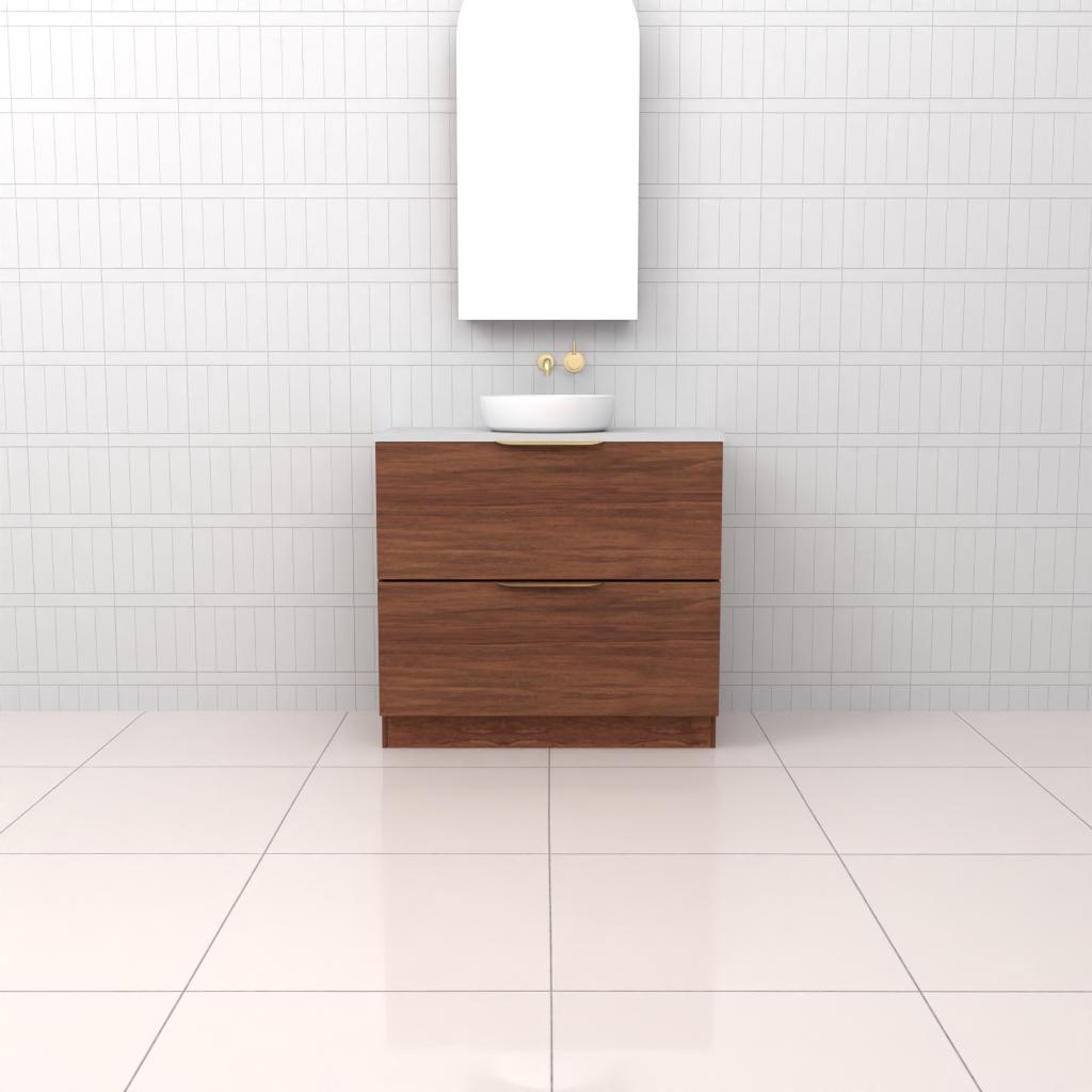 Celeste Duo - 900mm Tasmanian Blackwood Freestanding Vanity
