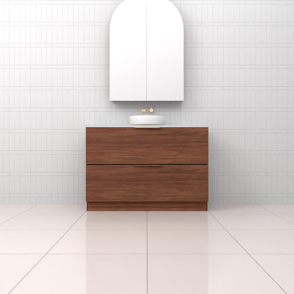 Celeste Duo - 1200mm Tasmania Blackwood Freestanding Vanity