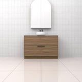 Celeste Duo - 1200mm Tuscan Oak Freestanding Vanity