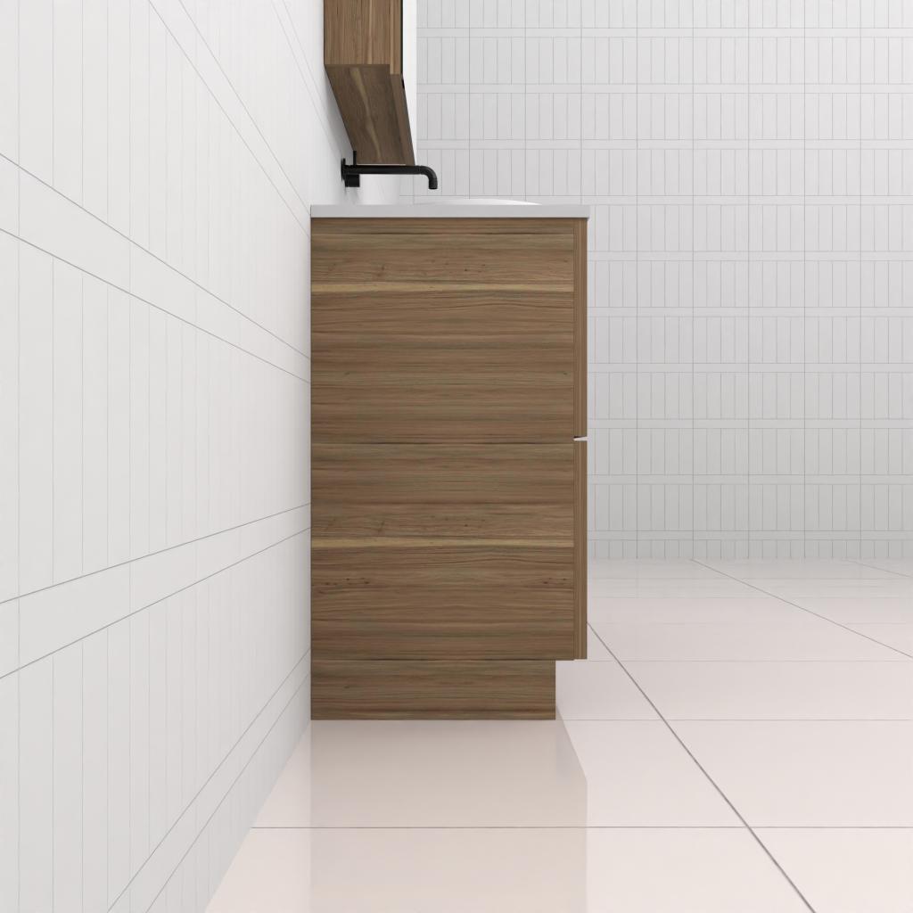 Celeste Duo - 1200mm Tuscan Oak Freestanding Vanity