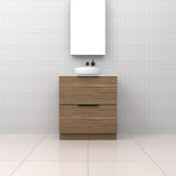 Celeste Duo - 750mm Tuscan Oak Freestanding Vanity
