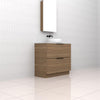 Celeste Duo - 900mm Tuscan Oak Freestanding Vanity