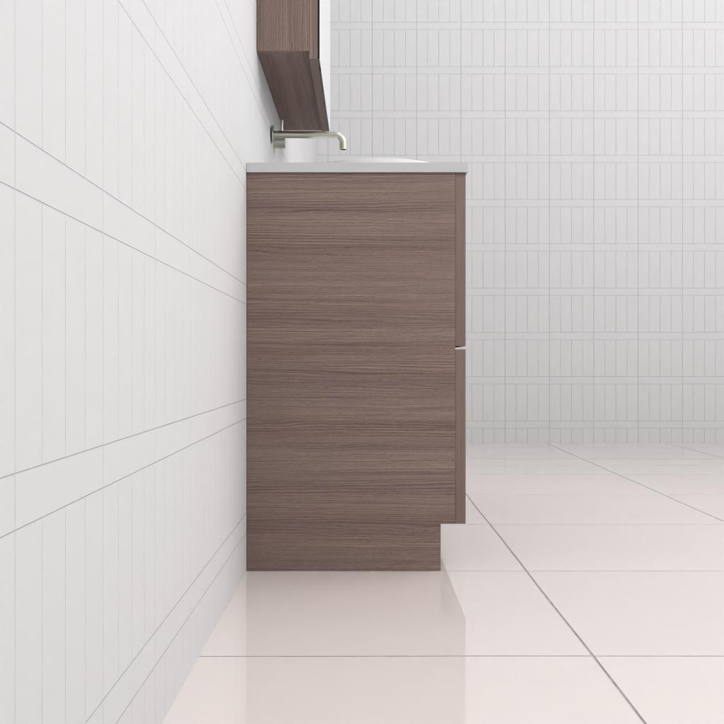 Celeste Duo - 1200mm Urban Oak Freestanding Vanity