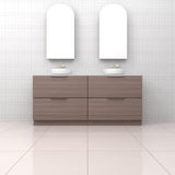Celeste Duo - 1800mm Urban Oak Freestanding Vanity