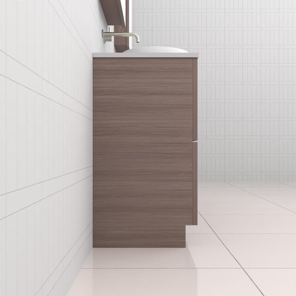 Celeste Duo - 1800mm Urban Oak Freestanding Vanity