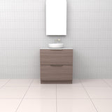 Celeste Duo - 750mm Urban Oak Freestanding Vanity