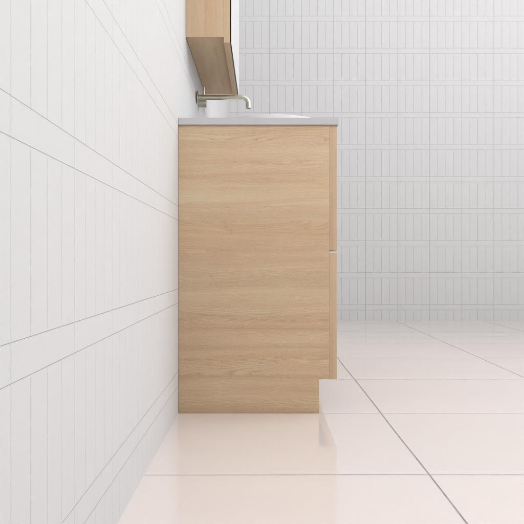 Celeste Duo - 1200mm Vero Oak Freestanding Vanity