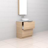Celeste Duo - 750mm Vero Oak Freestanding Vanity