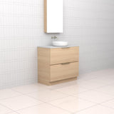 Celeste Duo - 900mm Vero Oak Freestanding Vanity
