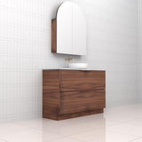 Celeste Duo - 1200mm Walnut Freestanding Vanity