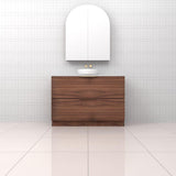 Celeste Duo - 1200mm Walnut Freestanding Vanity