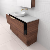 Celeste Duo - 1200mm Walnut Freestanding Vanity