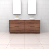 Celeste Duo - 1800mm Walnut Freestanding Vanity