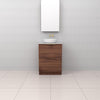 Celeste Duo - 600mm Walnut Freestanding Vanity