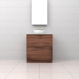 Celeste Duo - 750mm Walnut Freestanding Vanity