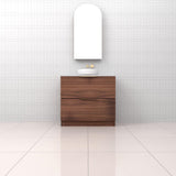 Celeste Duo - 900mm Walnut Freestanding Vanity