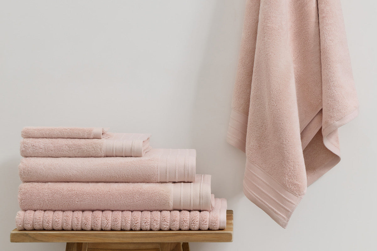 Pure Cotton Bath Towel - Luxe, Blush
