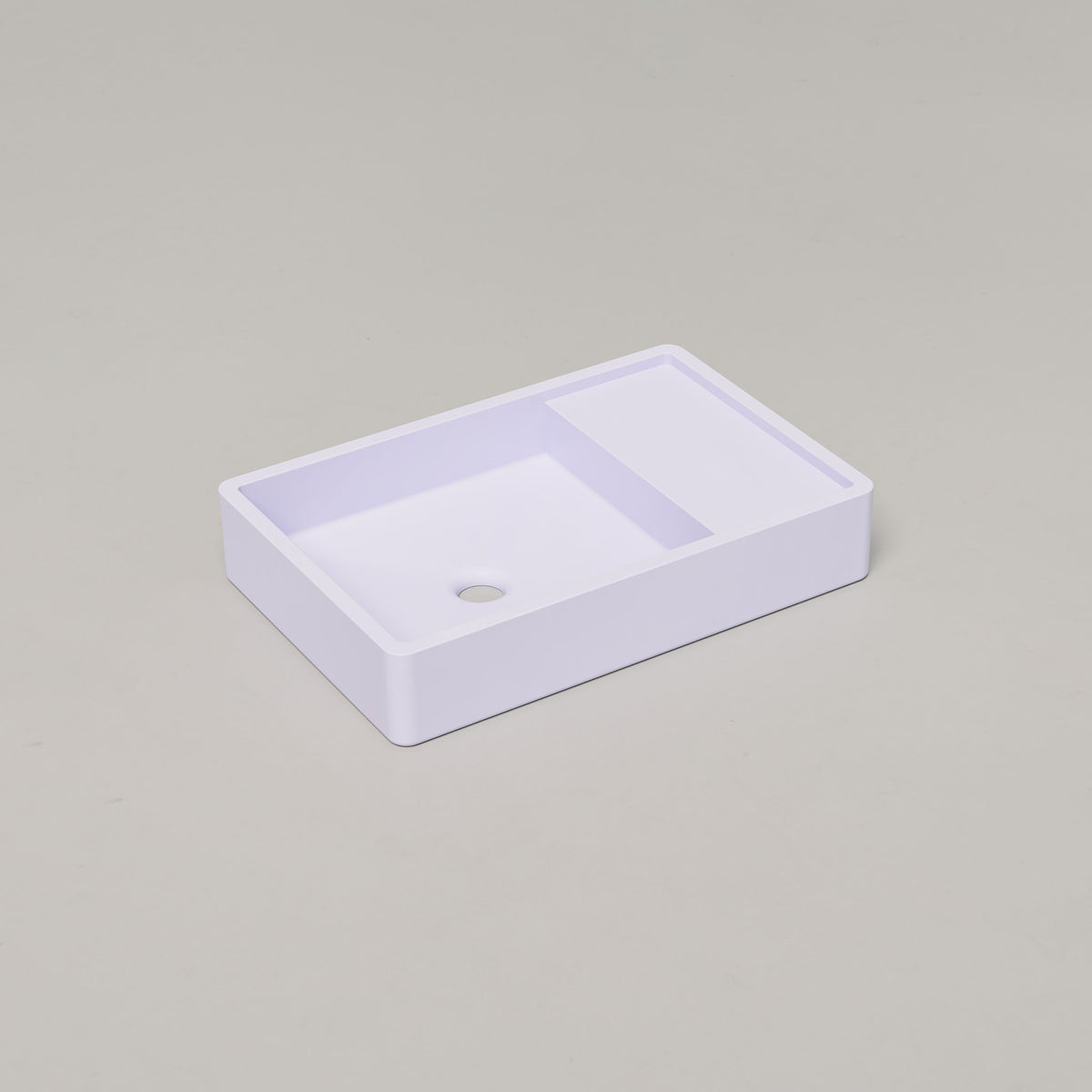 Shelf 03 Concrete Basin - Surface Mount | No Tap Hole | No Overflow