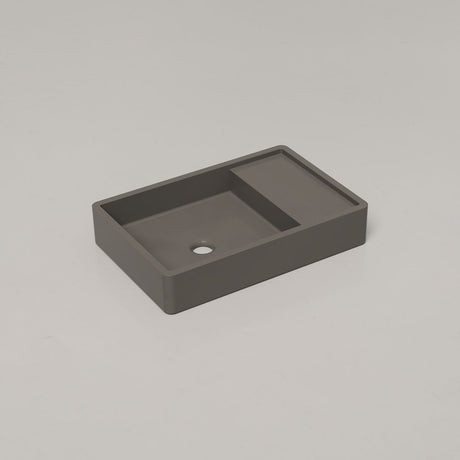 Shelf 03 Concrete Basin - Surface Mount | No Tap Hole | No Overflow