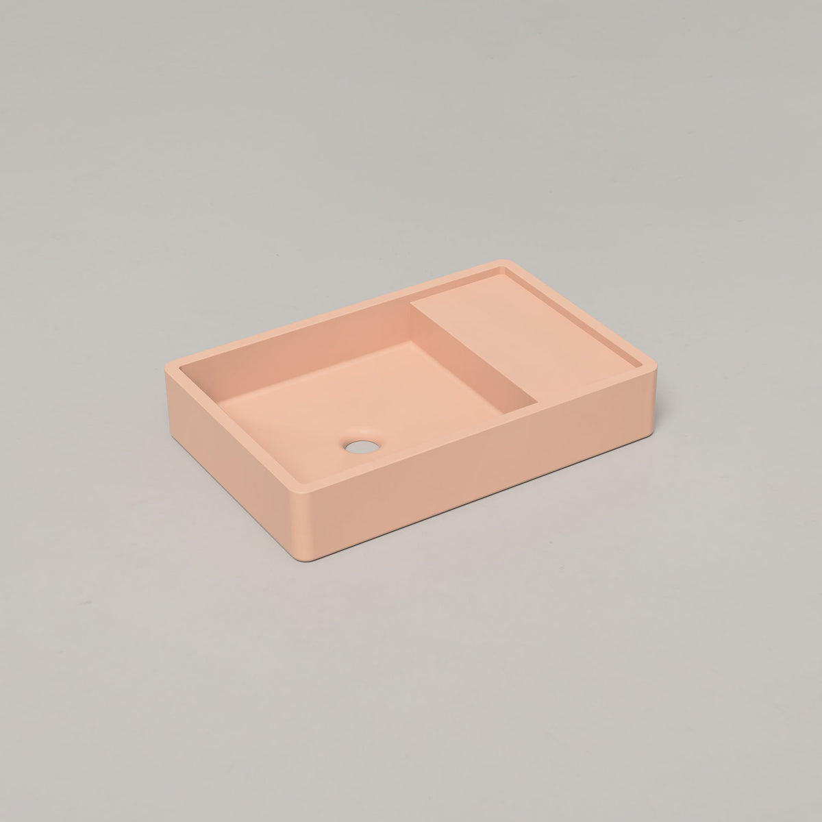 Shelf 03 Concrete Basin - Surface Mount | No Tap Hole | No Overflow