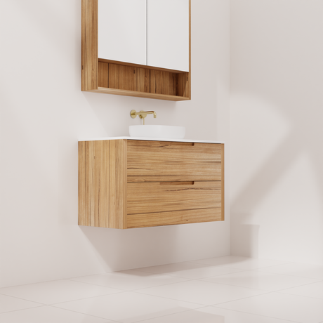 Avila - 900mm Messmate Timber Vanity