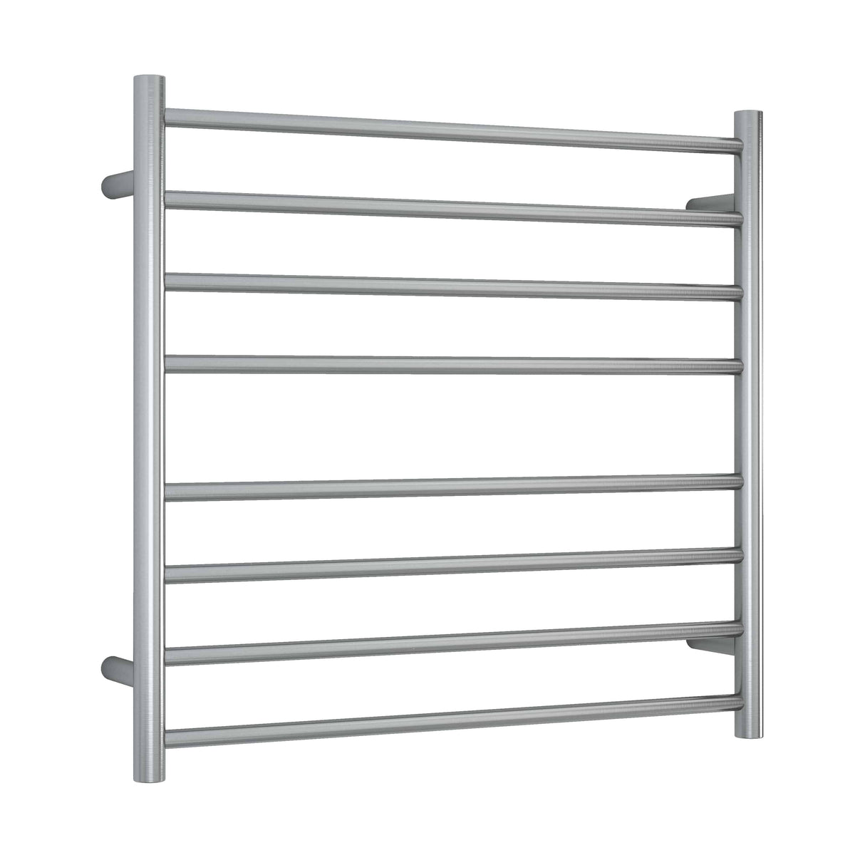 Thermorail - Straight/Round 750x700x122mm 104Watts 8 Bars - Brushed