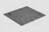 Pure Cotton Face Washer - Rib, Charcoal