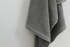 Pure Cotton Hand Towel - Rib, Grey