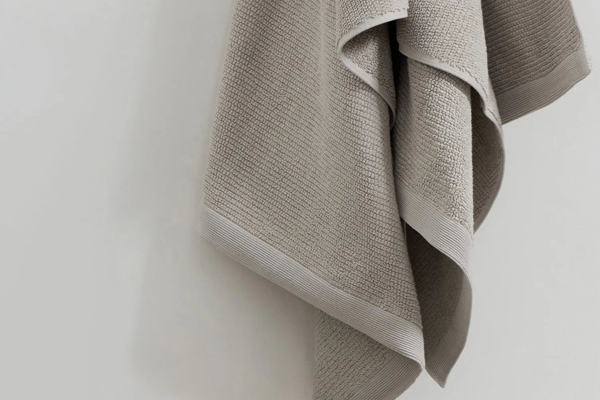Pure Cotton Hand Towel - Rib, Linen