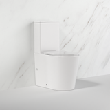 Azaria - Gloss White Rimless Toilet Suite w Geberit Cistern