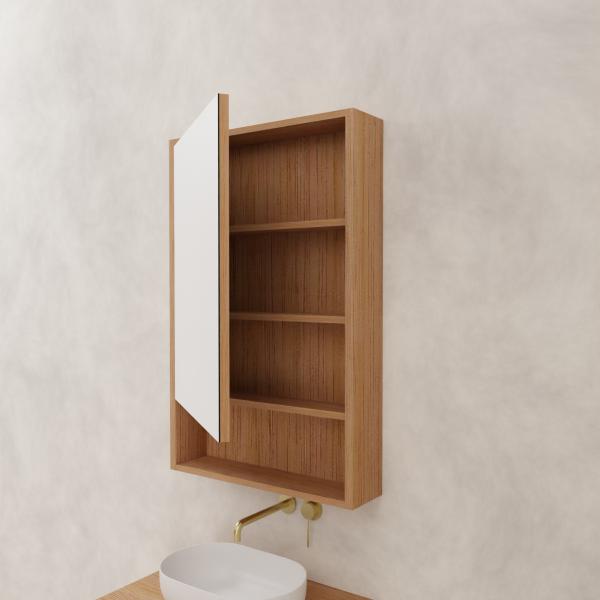 Carini - 600mm Victorian Ash Shaving Cabinet