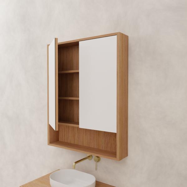 Carini - 750mm Victorian Ash Shaving Cabinet