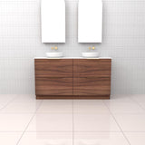 Celeste Duo - 1500mm Walnut Freestanding Vanity