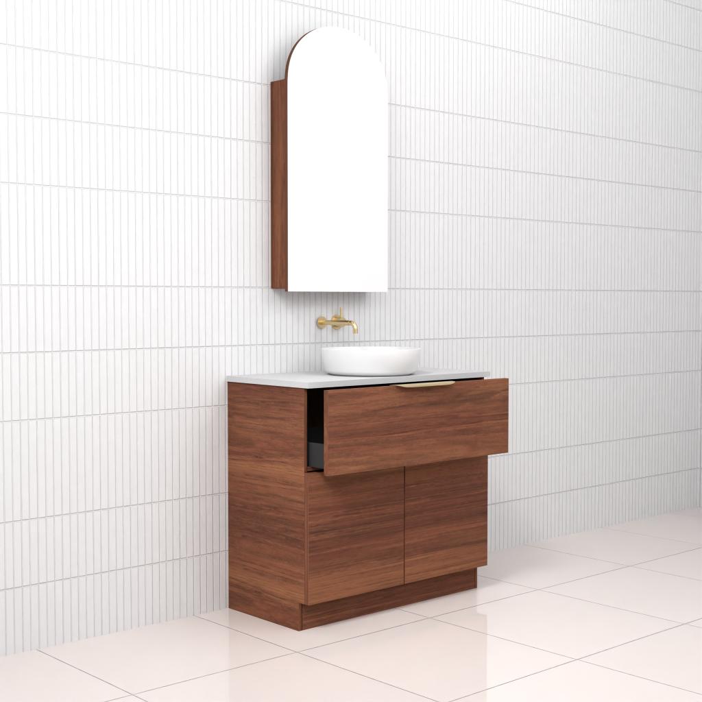 Marlee - 900mm Tasmanian Blackwood Freestanding Vanity