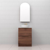 Celeste Duo - 600mm Walnut Freestanding Vanity