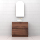 Celeste Duo - 900mm Walnut Freestanding Vanity