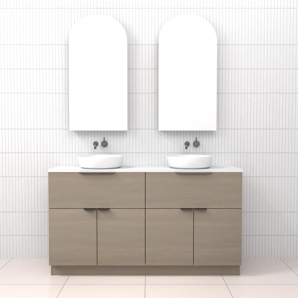 Marlee - 1500mm Smoked Ash Freestanding Vanity