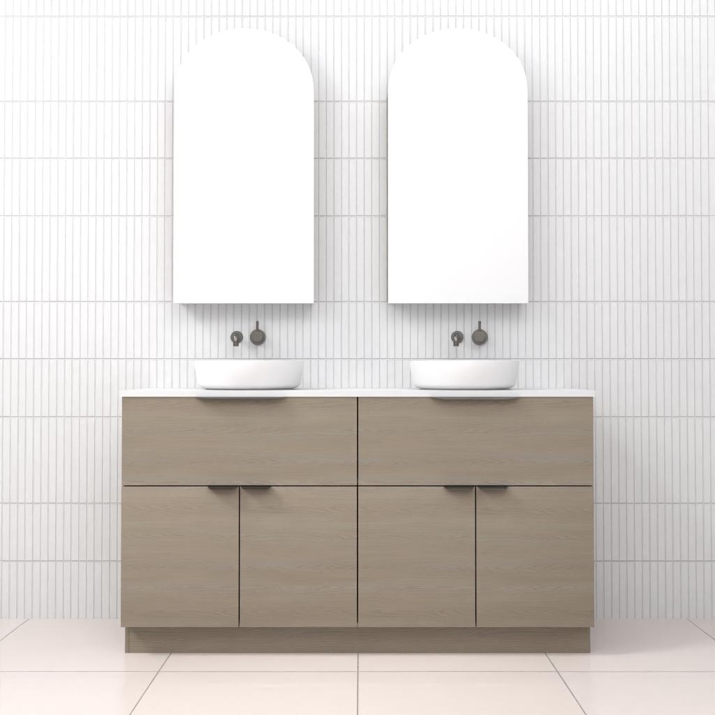 Marlee - 1500mm Smoked Ash Freestanding Vanity