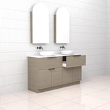 Marlee - 1500mm Smoked Ash Freestanding Vanity