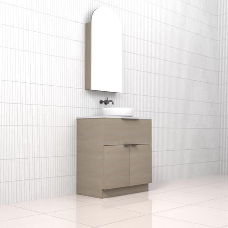 Marlee - 750mm Smoked Ash Freestanding Vanity