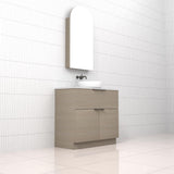 Marlee - 900mm Smoked Ash Freestanding Vanity