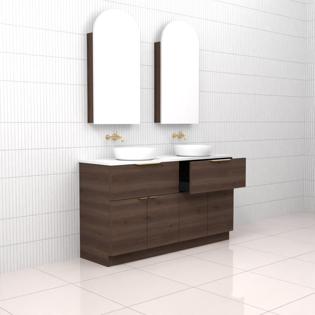 Marlee - 1500mm Chestnut Freestanding Vanity