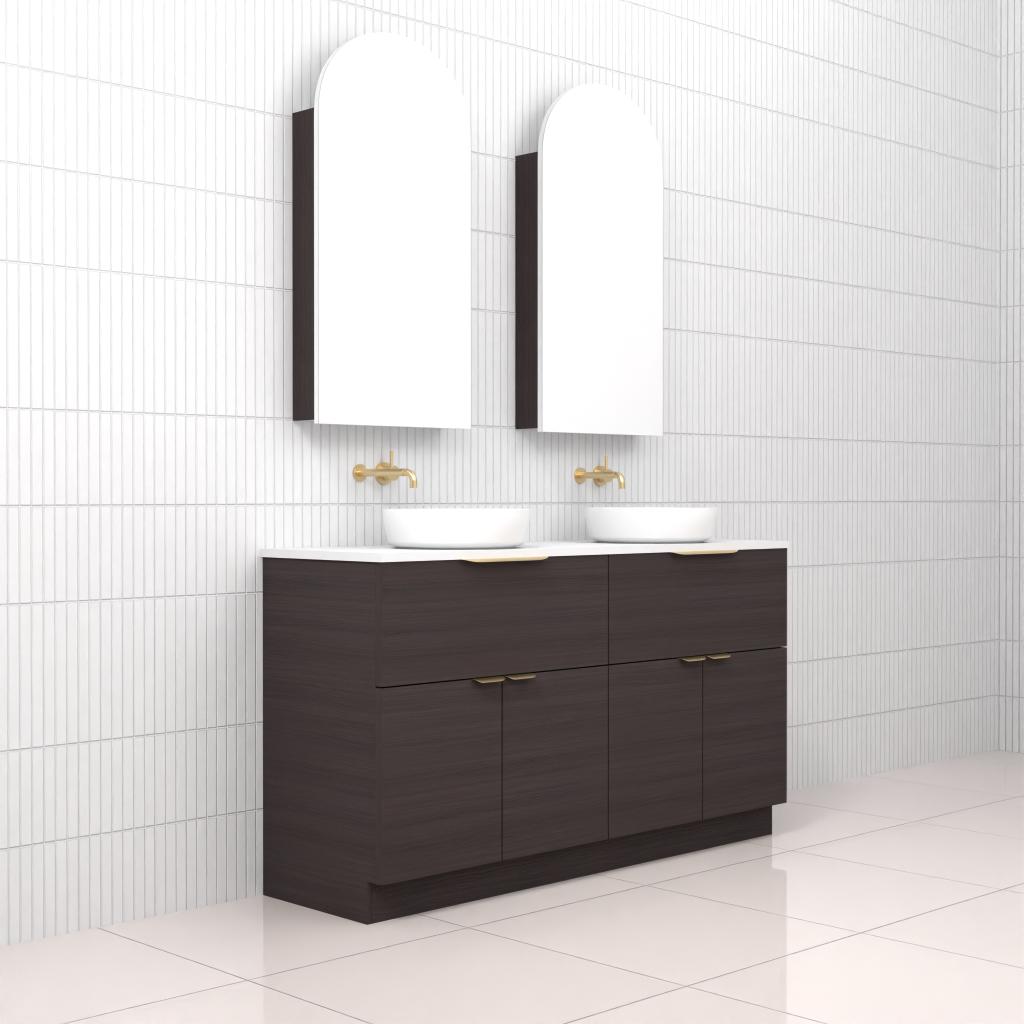 Marlee - 1500mm Espresso Oak Freestanding Vanity