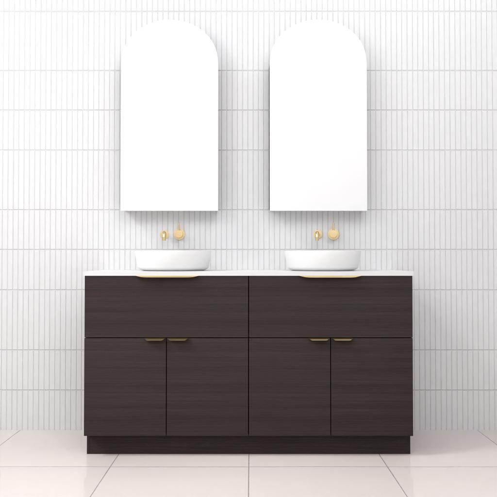 Marlee - 1500mm Espresso Oak Freestanding Vanity