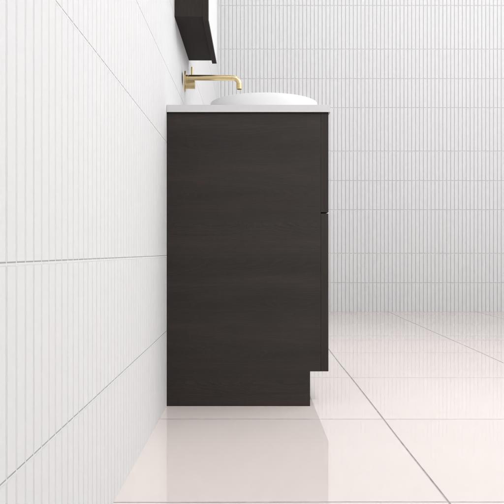Marlee - 900mm Smoked Onyx Freestanding Vanity